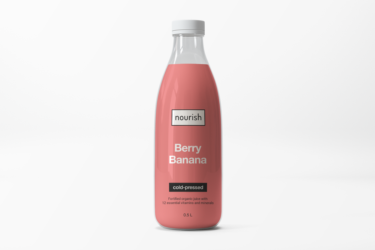 Cold-Pressed Juice: Berry Banana