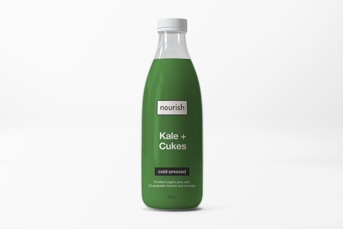 Cold-Pressed Juice: Kale + Cukes